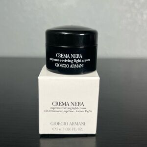 Giorgio Armani Crema Nera Supreme Reviving Light Cream - Black and White